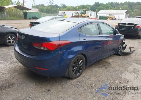 2016 Hyundai Elantra Se from USA, damaged, VIN 5NPDH4AE5GH722153